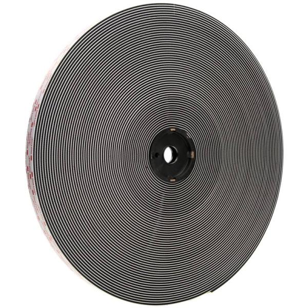3M™ Dual Lock™ Flexibler Druckverschluss SJ3551, Schwarz, 19 mm x 45.7 m, 5.7 mm, 62 Köpfe/cm², Außenbereich