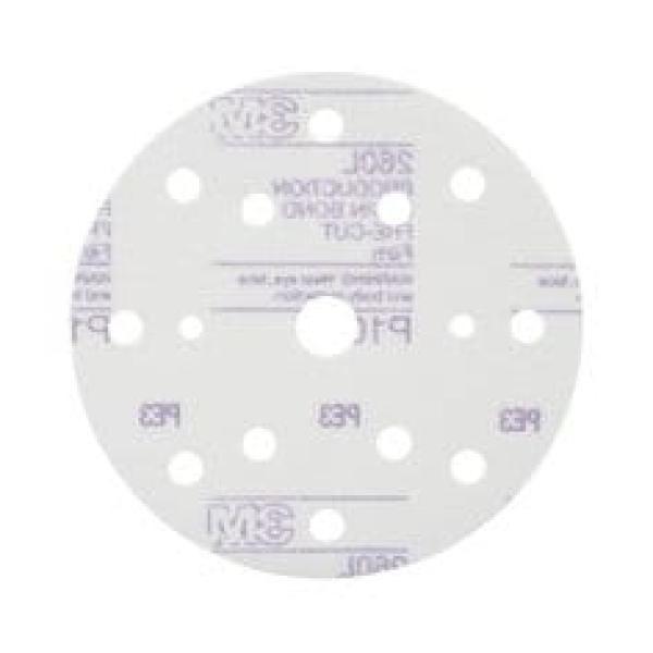3M™ Hookit™ Schleifscheibe 260L, 150 mm, 15-fach gelocht, P1000, 51055
