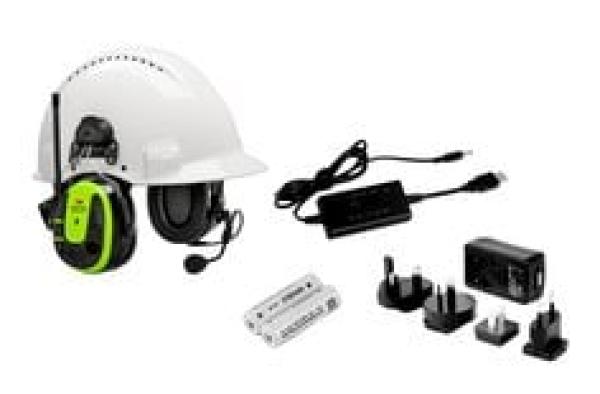 3M™ PELTOR™ WS™ ALERT™ XPI Headset inkl. ACK (FR09, FR08, LR6NM), 30 dB, Bluetooth® MultiPoint Technologie, Helmmontage, MRX21P3EWS6-ACK