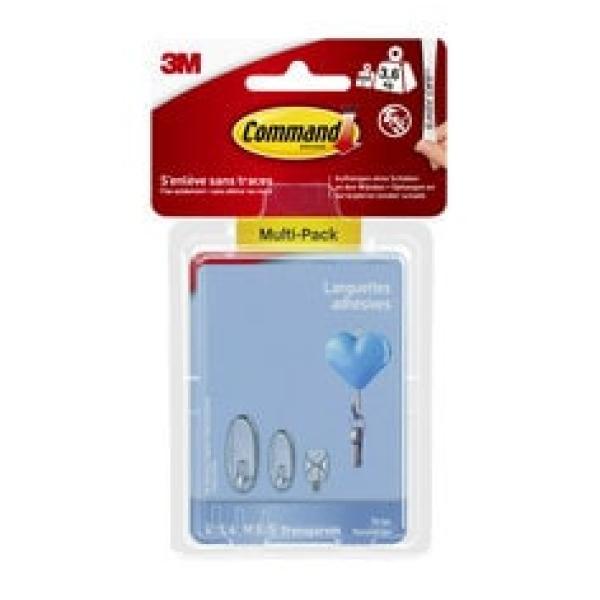Multipack Command™ Strips, transparent 17200CLR