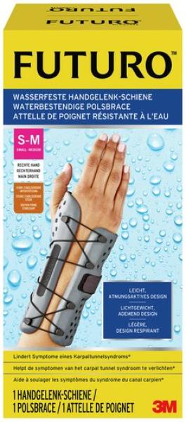 FUTURO™ wasserfeste Handgelenk-Schiene, rechts, S/M