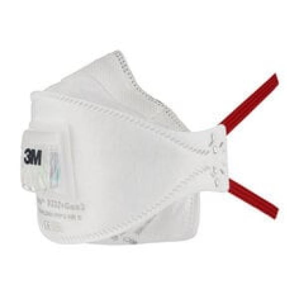3M™ Aura™ Partikelmaske, FFP3, mit Ventil 9332+Gen3