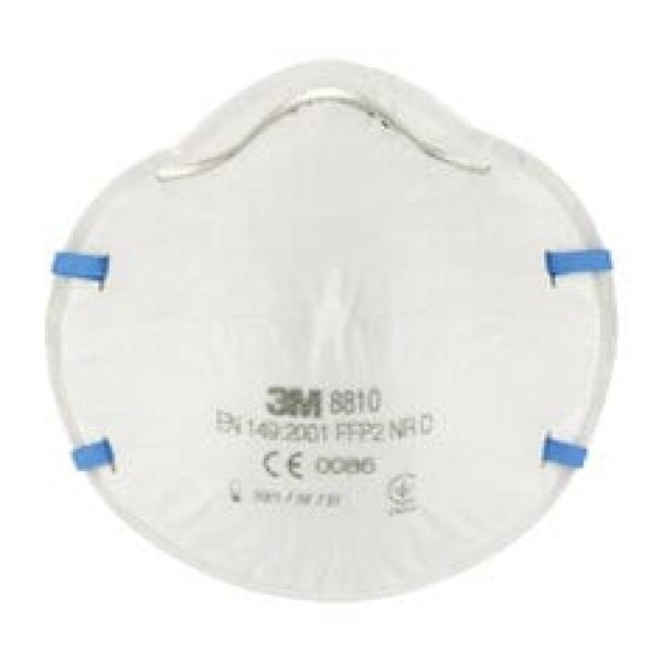 3M™ Maske für Hand- und Maschinenschleifen 8810, FFP2, 3 pro Packung