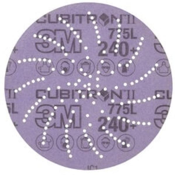 3M Xtract™ Cubitron™ II Filmscheibe 775L, 125 mm, 240+, multihole