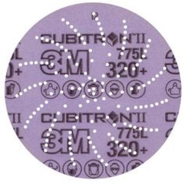 3M Xtract™ Cubitron™ II Filmscheibe 775L, 125 mm, 320+, multihole