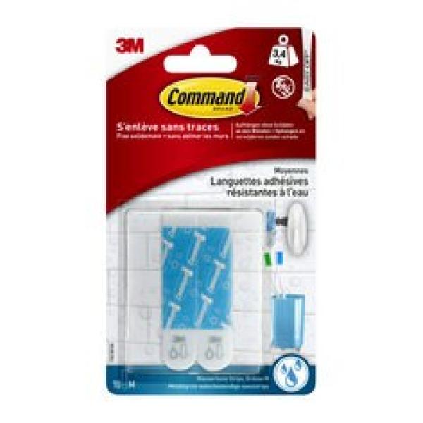 Command™ Strips 17021B, Wasserfest, Größe M, 10/Packung