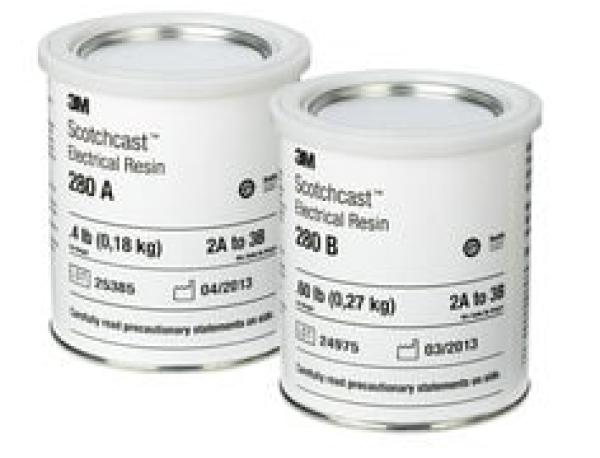 3M™ Scotchcast™ 280 Epoxid-Flüssigharz, Gelblich Transparent, Teil A+B, 5,44 kg