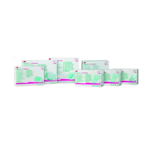3M™ 1683 Tegaderm™ IV ADVD SECUREMT DRSG, 6.5CMX7CM,100EA/BX,4BX/CS
