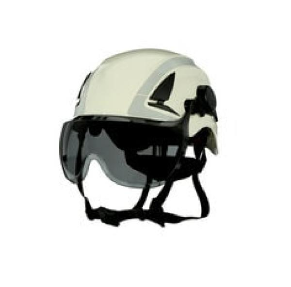 3M™ SecureFit™ Kurzvisier für Schutzhelme der Serien X5, X5000 und X5500, grau, Antibeschlag-/Antikratz-Beschichtung, Polycarbonat, X5-SV02-CE