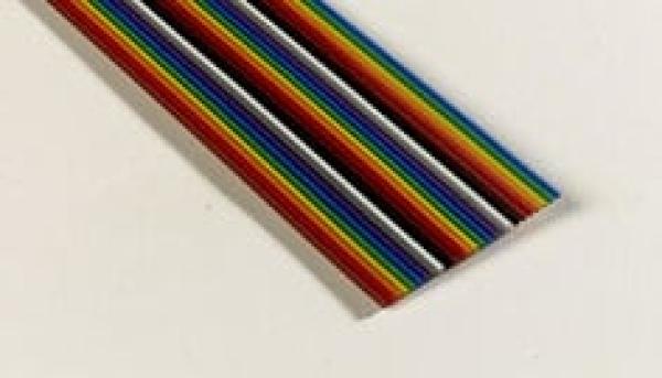 3M™ Farbkodiertes Flachbandkabel, Serie 3811, 3811/18, 100 ft