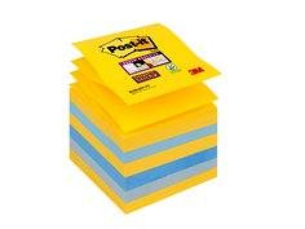 Post-it® Super Sticky Z-Notes, NEW YORK Collection, 6 Blöcke, 76 x 76 mm