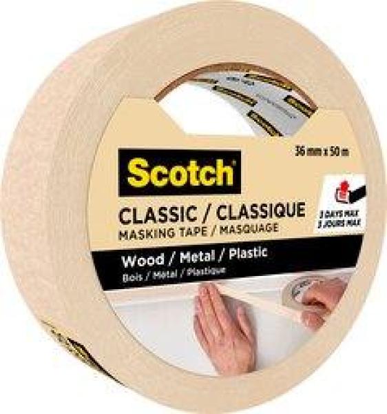 Scotch® Abdeckband Classic, 36 mm x 50 m