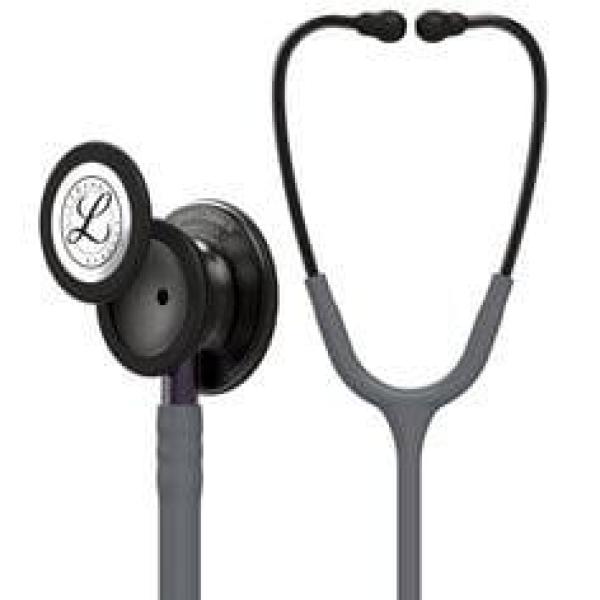 3M™ Littmann® Classic III™ Stethoskop zur Überwachung, 5873, Smoke-Edition Bruststück, grauer Schlauch, violett-grauer Schlaucha