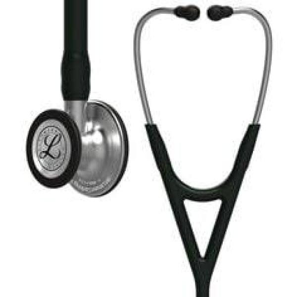 3M™ Littmann® Cardiology IV™ Stethoskop für die Diagnose, 6152, Bruststück in Standardausführung, schwarzer Schlauch, Schlauchan