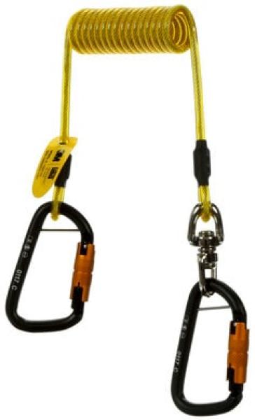3M™ DBI-SALA® Absturzsicherung für Werkzeuge Hook2Hook Anbindehaken mit Wirbel, 10er Pack, 1500160