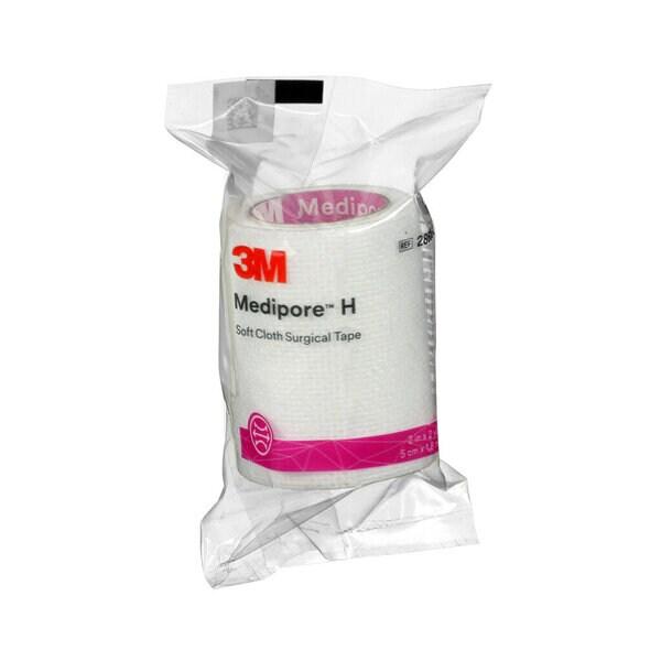 3M™ Medipore™ H Fixationsvlies, 2860S-2, 5 cm x 1,8 m, einzeln verpackt,  48 / Packung