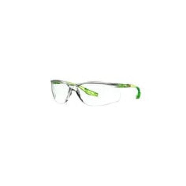 3M™ Solus™ CCS Schutzbrille, limettengrüne Bügel, Scotchgard™ Anti-Fog-/Antikratz-Beschichtung (K & N), transparente Scheibe, SCCS01SGAF-GRN-EU, 20 pro Packung