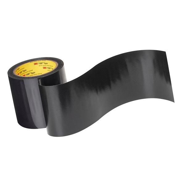 3M™ VHB™ Klebeband 5909F, Schwarz, 210 mm x 295 mm, 0.3 mm, Musterbogen DIN A4