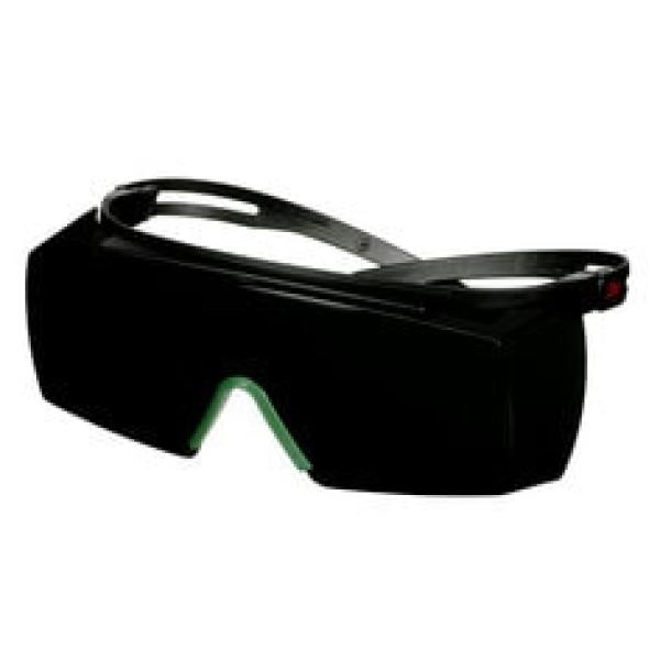 3M™ SecureFit™ 3700 Überbrille, schwarze Bügel, Antikratz-Beschichtung, graue Scheibe IR 5.0, SF3750AS-BLK, 20 pro Packung