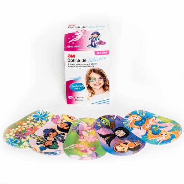 3M™ Opticlude™ Silicone Augenpflaster 2739 PG, Maxi, Mädchen, 5,7 cm × 8 cm, 50/Box