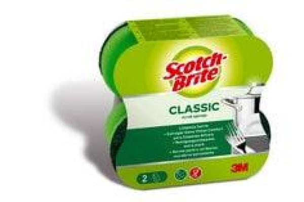 Scotch-Brite® Classic Comfort Reinigungsschwamm, 2 Stück pro Packung