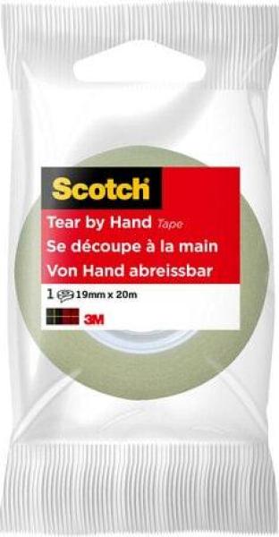 Scotch® Klebeband, per Hand abreißbar, 19 mm × 20 m, 1 Rolle/Packung