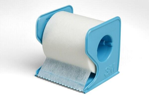 3M™ Micropore™ Vliespflaster, 1535E-2, weiß, 5 cm x 9,1 m, 6/Packung, mit Abroller