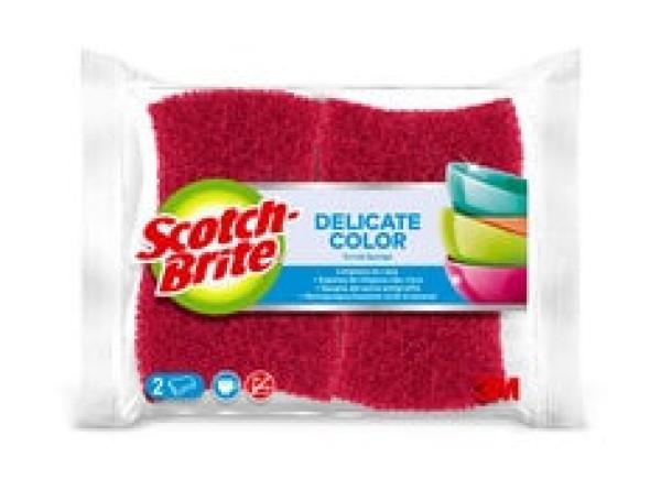 Scotch-Brite® Delicate Color nicht kratzender, Reinigungsschwamm, 2 Stück pro Packung