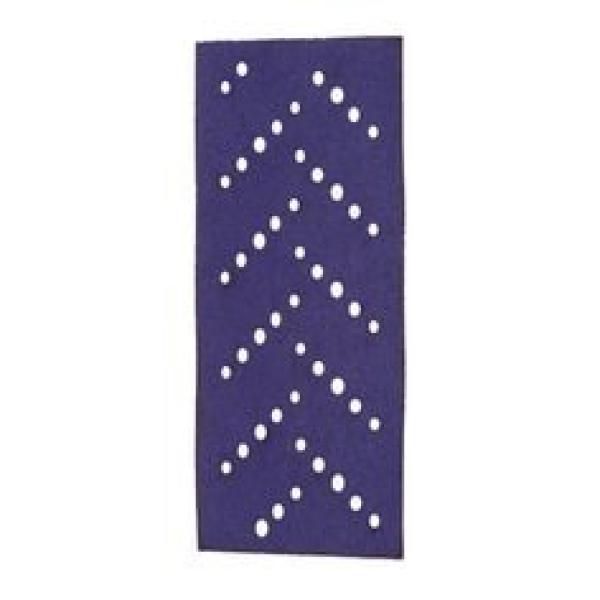 3M™ Cubitron™ II Hookit™ Purple Schleifstreifen 737U, 70 mm x 127 mm, Multihole, 400+, 51395