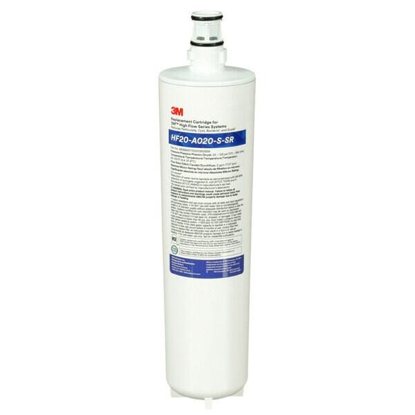 3M™ High Flow Serie kohlefreie Absolut-Wasserfilterpatrone HF20-A020-S-SR, 5636431, 0,2 µ absolut, 7,57 l/min