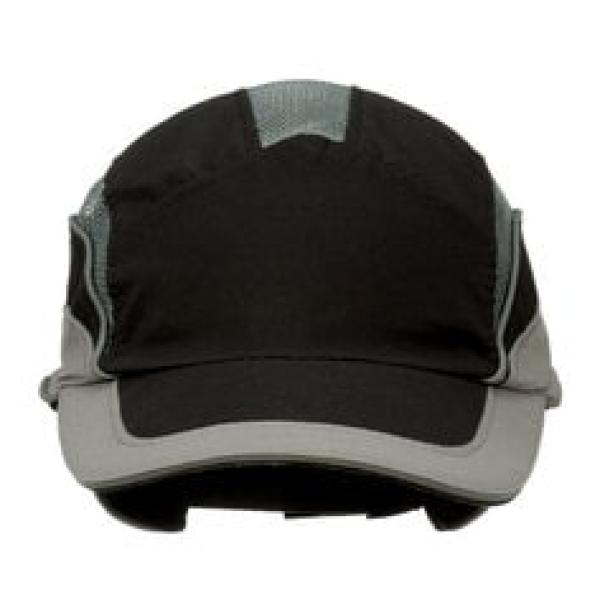 3M™ First Base™ 3 Anstoßkappe 2031217, Elite, Schwarz/Grau, Standard-Schirm, 70 mm, individuell