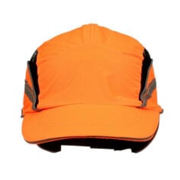 3M™ First Base™ 3 Anstoßkappe 2021875, Classic, fluoreszierende Warnfarbe, Orange, Standard-Schirm, 70 mm, individuell