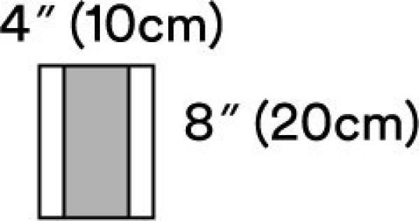 3M™ Steri Drape™ 1, Inzisionsfolie, 1035, Abmessung Inzisionsfeld 10 x 20 cm