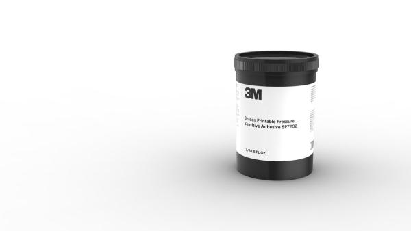 3M™ Siebdruckfähiger und druckempfindlicher Klebstoff SP7202, Klar, 1 L