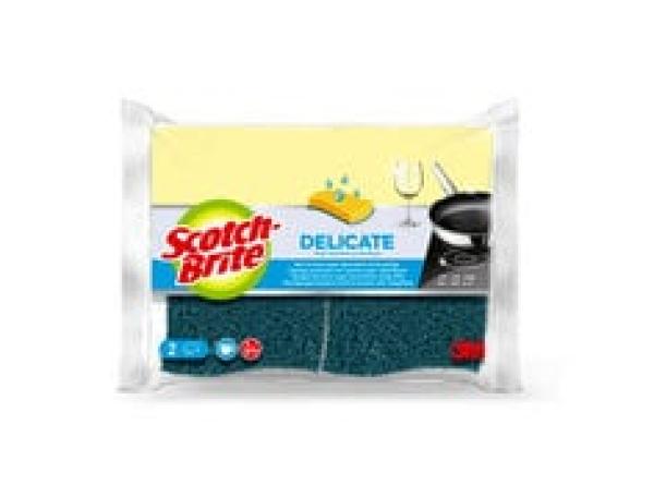 Scotch-Brite® Delicate nicht kratzender Naturfaser-Reinigungsschwamm, 2 Stück pro Packung