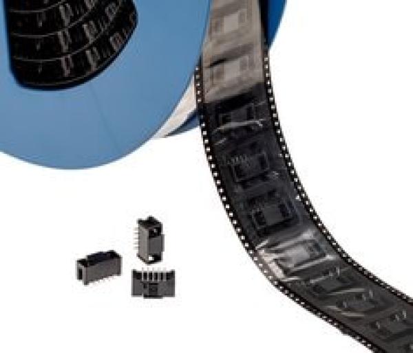 3M™ N2510-6V0C RB-WD, Wannenstiftstecker, Low Profile, SMT, 180° gerade, 10-polig, 2,54 mm, 0,76 µm Au, Schwarz