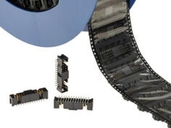 3M™ N2526-6V0C RB-WE, Wannenstiftstecker, Low Profile, SMT, 180° gerade, 26-polig, 2,54 mm, 0,76 µm Au, Schwarz