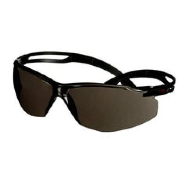 3M™ SecureFit™ 500 Schutzbrille, schwarze Bügel, Scotchgard™ Anti-Fog-/Antikratz-Beschichtung (K&N), graue Scheibe, SF502SGAF-BLK-EU, 20 pro Packung