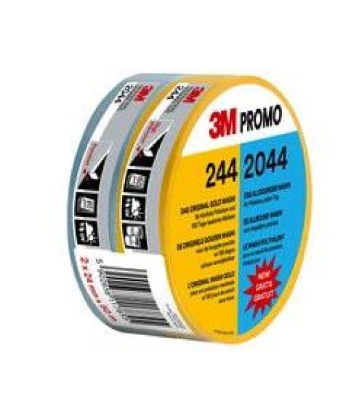 3M™ Malerabdeckband 244 + 2044 2er-Aktionspackung, 24 mm x 50 m, 2 Rollen/Packung