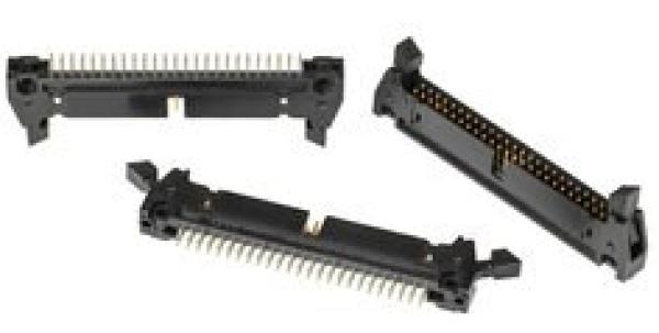 3M™ N3372-6302 RB, Wannenstiftstecker, 180° gerade, 60-polig, 3000 Serie, 2,54 mm, 0,76 µm Au, Schwarz