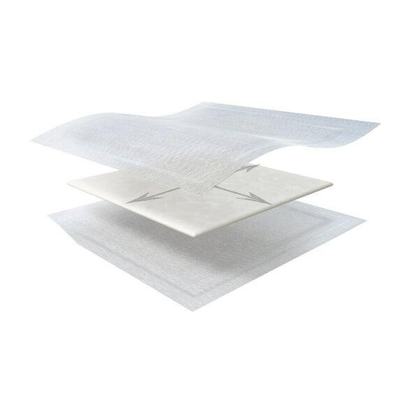 3M™ Kerramax Care™ Superabsorbierende Wundauflage mit Haftrand, CWL1000, 16 cm x 16 cm, 5 Stück/Packung
