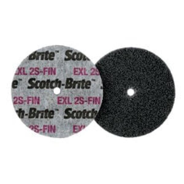 Scotch-Brite™  EXL Verpresste Kompaktscheibe XL-UW, 76 mm x 6.35 mm x 9.53 mm, 2S Fine