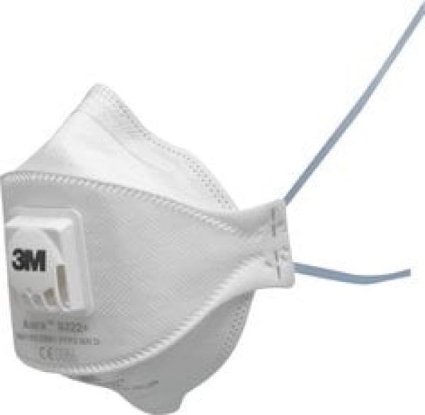 3M™ Aura™ Partikelmaske, FFP2, mit Ventil, Großpackung, 9322+