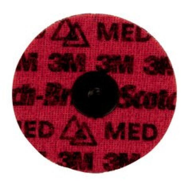 Scotch-Brite™ Roloc™ Präzisions-Vliesscheibe, PN-DR, Mittel, TR, 101.6 mm, 25/Innenverpackung, 100 Stück/Karton, Spender-Packung