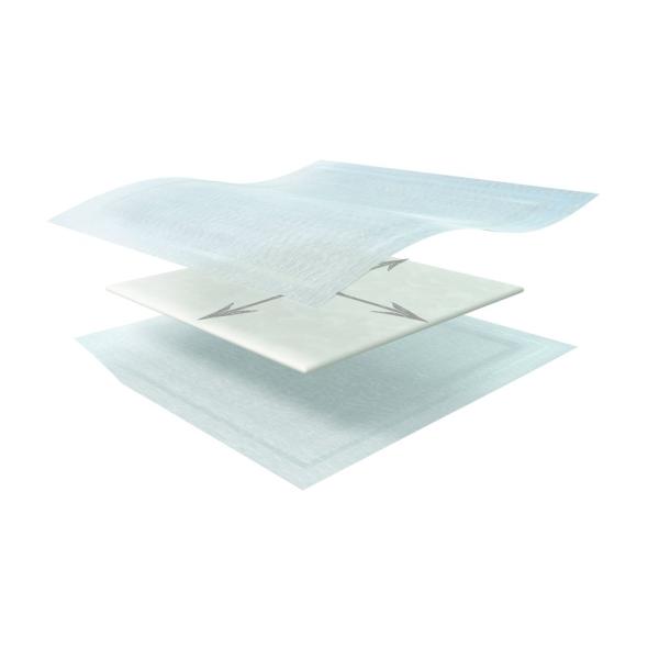 3M™ Kerramax Care™ Superabsorbierende Wundauflage, PRD500-065, 6.5 cm x 8 cm, 10 Stück/Packung