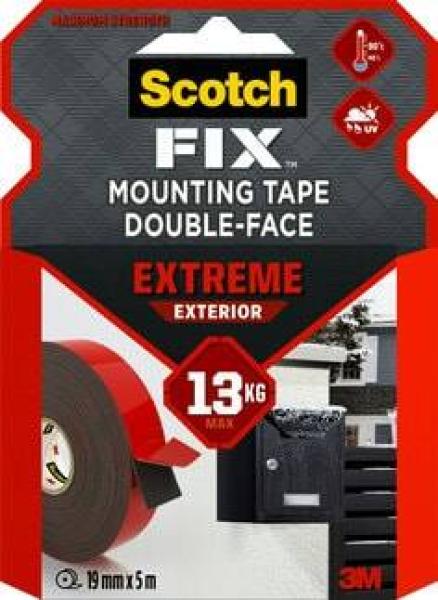 Scotch-Fix™ Extreme Außenmontageband PT1100-1950-P, 19 mm x 5 m, 1 Rolle/Packung