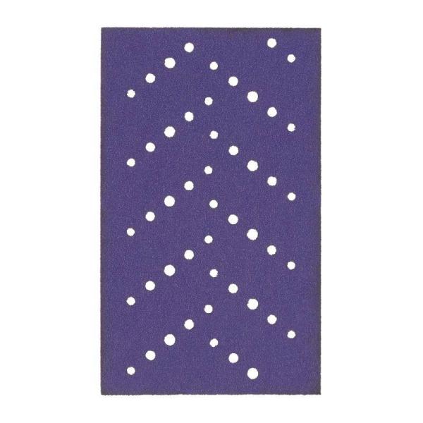 3M™ Cubitron™ II Hookit™ Purple Schleifstreifen 737U, 80 mm x 133 mm, Multihole, 80+, 51588