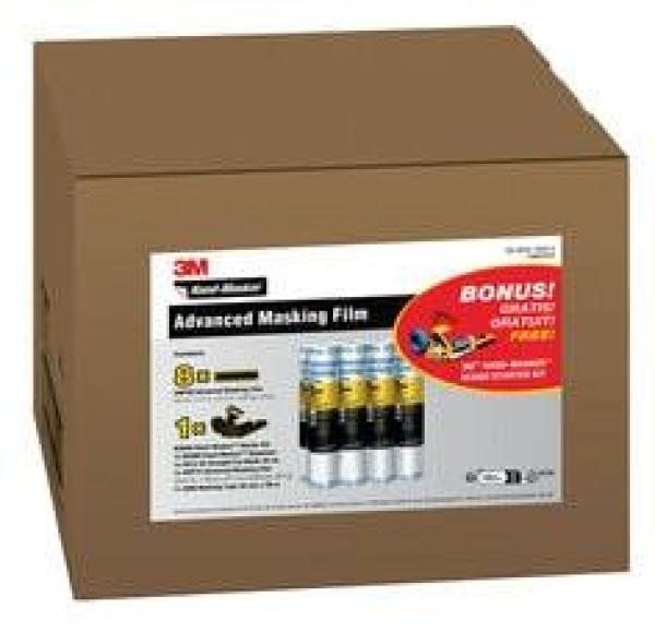 3M™ Hand-Masker™ AMF99 Advanced Abdeckfolie PROMO PACK, 8 Rollen, 251 cm x 27,4 m + 3M™ Hand-Masker™ M3000 Starter Kit GRATIS