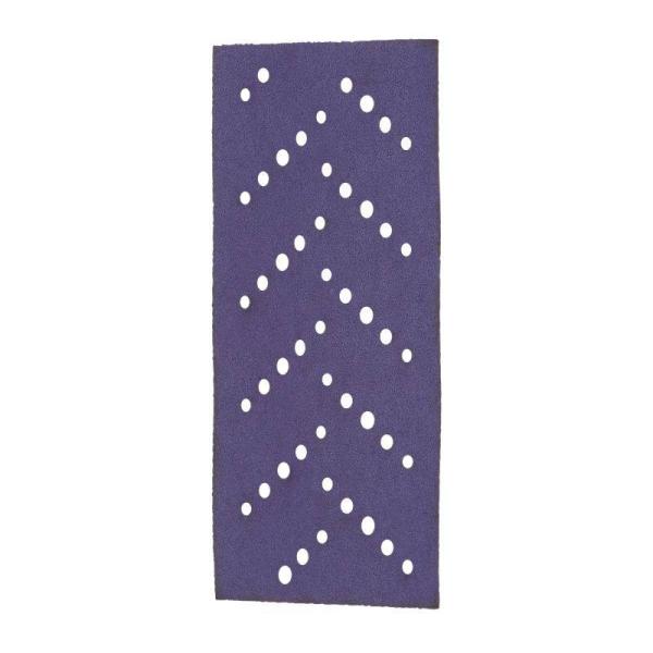 3M™ Cubitron™ II Hookit™ Purple Schleifstreifen 737U, 70 mm x 127 mm, Multihole, 240+, 51391