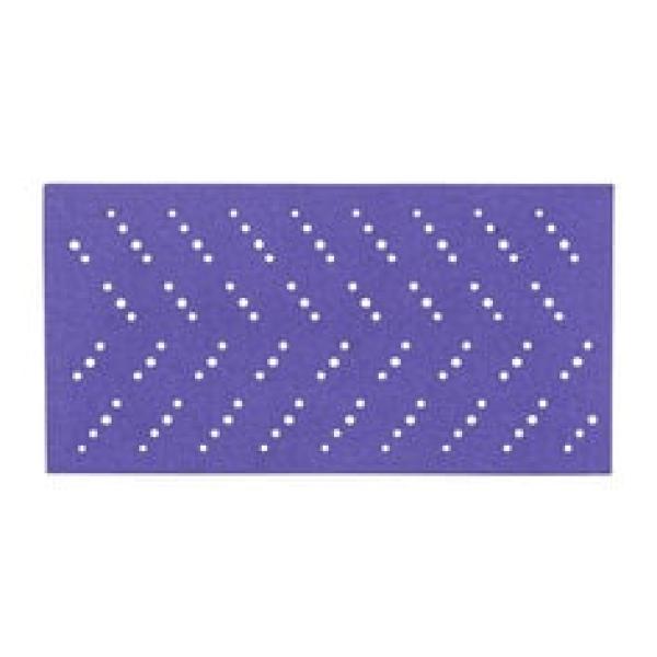 3M™ Cubitron™ II Hookit™ Purple Schleifstreifen 737U, 115 mm x 225 mm, Multihole, 320+, 51406